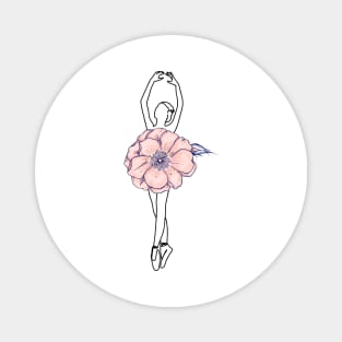 Beautiful ballet design Magnet